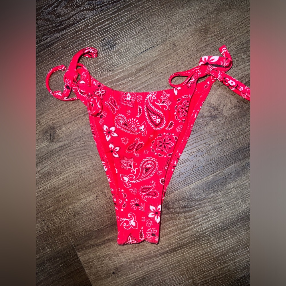 NWT Target Wild Fable Bandana Print Cheeky String Bikini Bottom